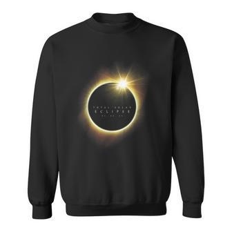 Total Eclipse Map Path Of Totality Lover April 8 2024 Sweatshirt - Seseable
