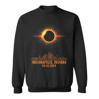 Total Solar Eclipse 04082024 Indianapolis Indiana Sweatshirt - Seseable