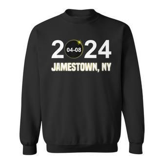 Total Solar Eclipse 04082024 Jamestown New York Eclipse Sweatshirt | Mazezy