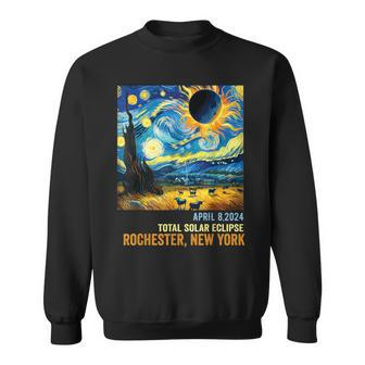 Total Solar Eclipse 04082024 Rochester New York Sweatshirt - Monsterry CA