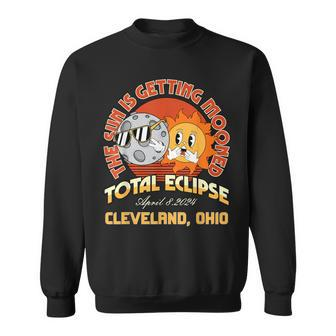 Total Solar Eclipse 040824 Cleveland Ohio Sweatshirt | Mazezy