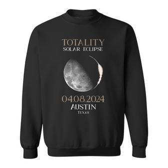 Total Solar Eclipse 2024 04 Austin Texas Sweatshirt | Mazezy