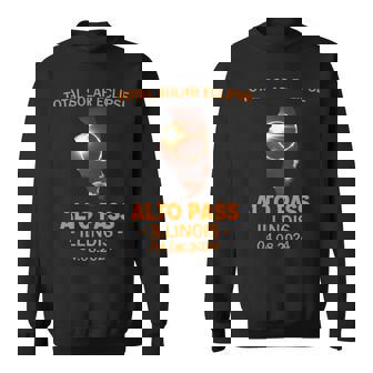 Total Solar Eclipse 2024 Alto Pass Illinois Sweatshirt - Thegiftio