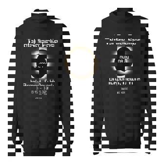 Total Solar Eclipse 2024 Brockport Ny 2024 Totality Eclipse Sweatshirt | Mazezy