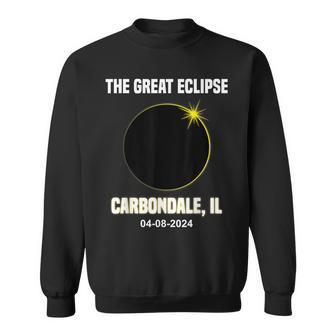 Total Solar Eclipse 2024 Carbondale Illinois Eclipse Sweatshirt - Seseable