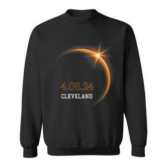 Total Solar Eclipse 2024 Cleveland Totality Spring 40824 Sweatshirt - Seseable