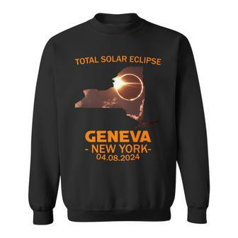 Total Solar Eclipse 2024 Geneva New York Sweatshirt - Thegiftio UK