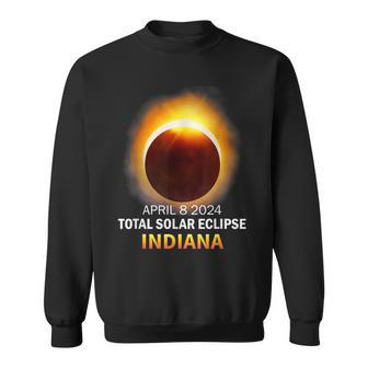 Total Solar Eclipse 2024 Indiana April 8 America Totality Sweatshirt - Thegiftio UK