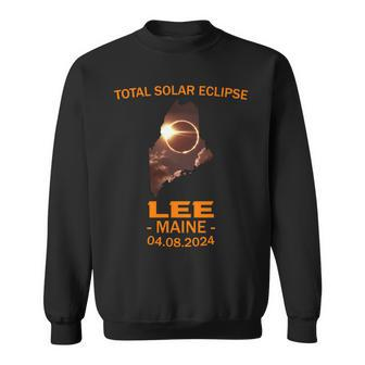 Total Solar Eclipse 2024 Lee Maine Sweatshirt - Thegiftio UK