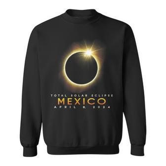 Total Solar Eclipse 2024 Mexico April 8 2024 Moon Cover Sweatshirt - Seseable