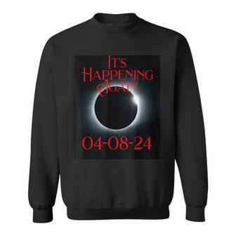 Total Solar Eclipse 2024 Path Of Totality Eclipse Viewing Sweatshirt - Thegiftio UK