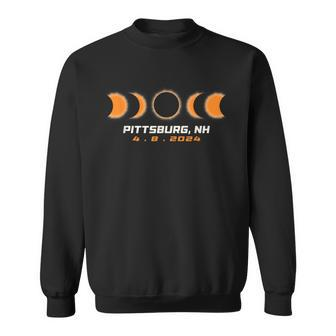 Total Solar Eclipse 2024 Pittsburg New Hampshire April 8 Sweatshirt - Monsterry