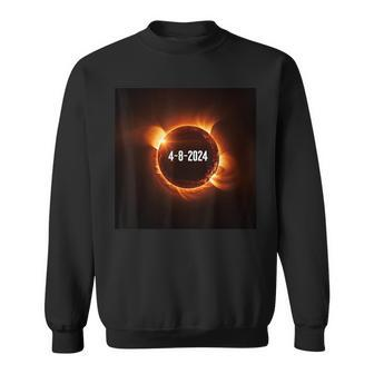 Total Solar Eclipse 2024 Spring April 2024 Cool Sweatshirt - Monsterry