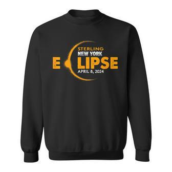 Total Solar Eclipse 2024 In Sterling New York Sweatshirt - Monsterry