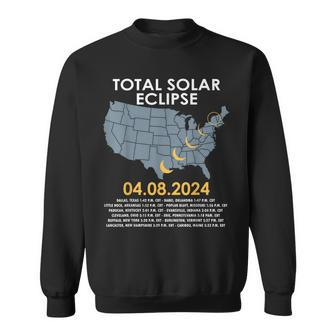 Total Solar Eclipse 2024 Total Eclipse Sweatshirt | Mazezy