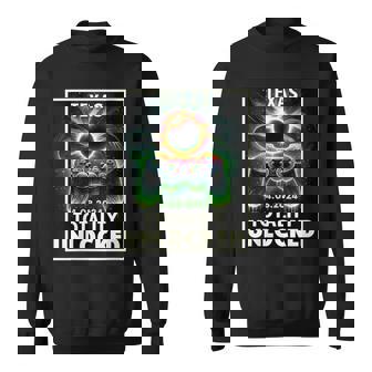 Total Solar Eclipse 2024 Texas Video Game Gamer Sweatshirt - Thegiftio UK