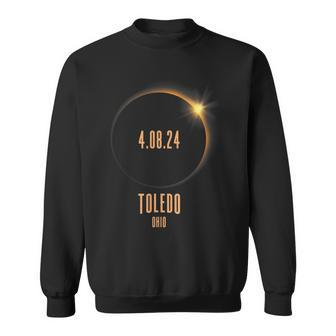 Total Solar Eclipse 2024 Toledo Ohio Usa Sweatshirt - Monsterry AU