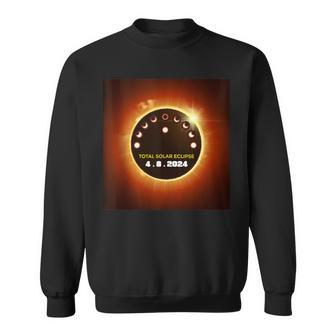 Total Solar Eclipse 2024 Totality 040824 April 8 Astronomy Sweatshirt - Monsterry DE