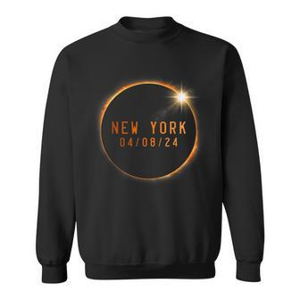 Total Solar Eclipse 2024 Totality New York Sweatshirt - Monsterry