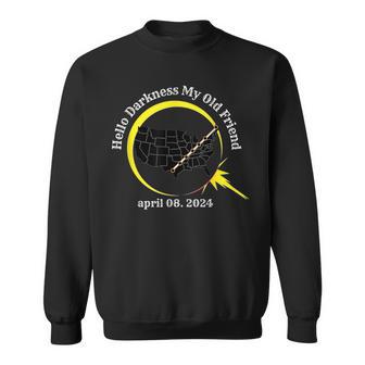 Total Solar Eclipse April 08 2024 Tour Of America Usa Map Sweatshirt - Monsterry DE