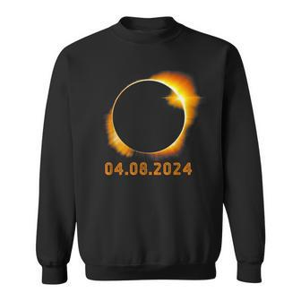 Total Solar Eclipse April 8 2024 Boy Girl Sweatshirt - Seseable
