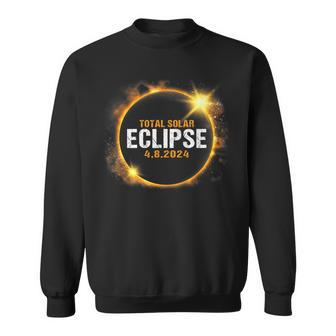 Total Solar Eclipse April 8 2024 Cool Astronomy Lovers Sweatshirt - Monsterry