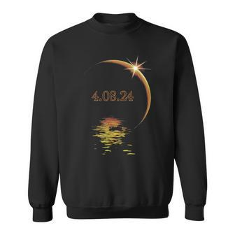 Total Solar Eclipse April 8 2024 Family Astronomy Sweatshirt - Seseable