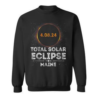 Total Solar Eclipse April 8 2024 Maine Astronomy Totality Sweatshirt - Monsterry DE