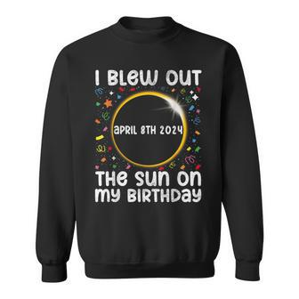 Total Solar Eclipse Birthday April 2024 Quote Totality Sweatshirt - Seseable