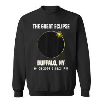 Total Solar Eclipse Buffalo 2024 Time New York Eclipse Sweatshirt - Seseable