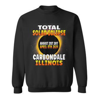 Total Solar Eclipse Carbondale Illinois 2017 2024 Totality Sweatshirt | Mazezy