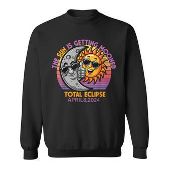 Total Solar Eclipse Chase 2024 Sun Is Getting Mooned Sweatshirt - Monsterry AU