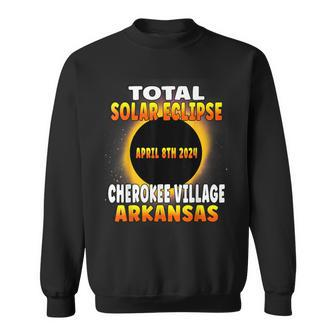 Total Solar Eclipse Cherokee Village Arkansas Sweatshirt - Seseable