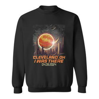 Total Solar Eclipse Cityscape Cleveland Ohio Oh Sweatshirt - Monsterry AU