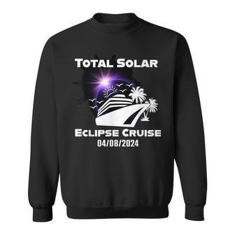 Total Solar Eclipse Cruise 2024 Cruising Vacation Matching Sweatshirt - Seseable
