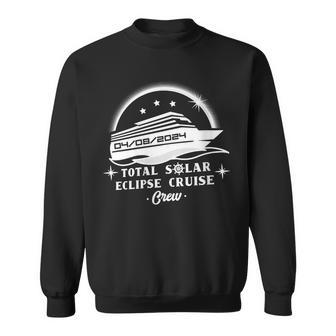 Total Solar Eclipse Cruise Crew 2024 Cruising Matching Sweatshirt - Seseable
