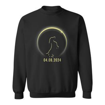 Total Solar Eclipse Dachshund Lover April 8 2024 Totality Sweatshirt - Seseable
