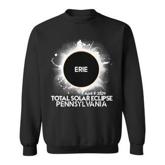 Total Solar Eclipse Erie Pennsylvania 2024 Totality Sweatshirt - Seseable