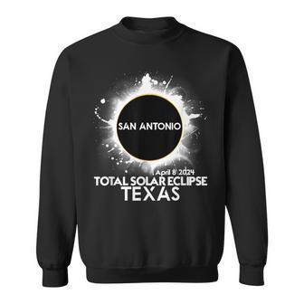 Total Solar Eclipse San Antonio Texas 2024 Totality Sweatshirt - Monsterry UK