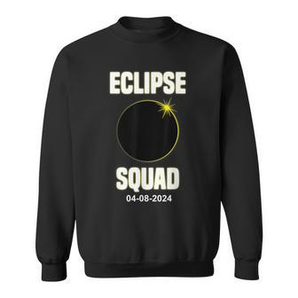 Total Solar Eclipse Eclipse Squad 04082024 Eclipse Sweatshirt - Thegiftio UK