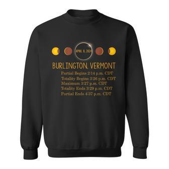 Total Solar Eclipse Vermont 2024 American Totality Sweatshirt - Monsterry CA