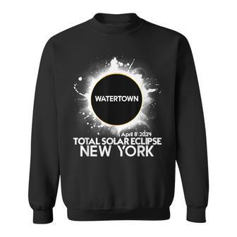 Total Solar Eclipse Watertown New York 2024 Totality Sweatshirt - Seseable