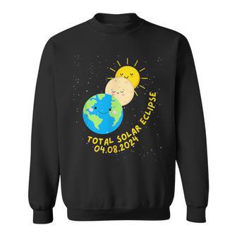 Totale Sonnenfinsternis 2024 Süße Sonnenfinsternis Sweatshirt - Geschenkecke