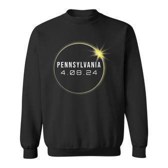 Totality 2024 Pennsylvania Total Solar Eclipse Chaser Sweatshirt - Seseable