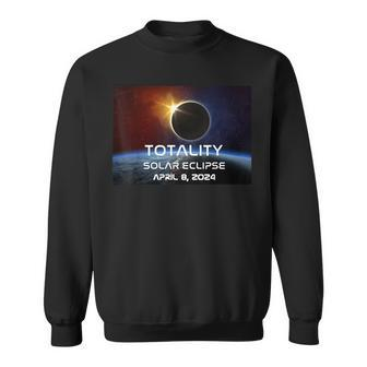 Totality Eclipse Total Solar Eclipse April 8 2024 Sweatshirt - Monsterry