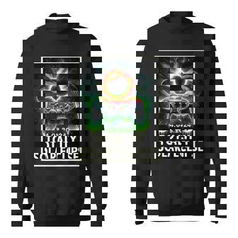Totality Solar Eclipse 2024 Video Game Controller Boys Sweatshirt - Thegiftio UK