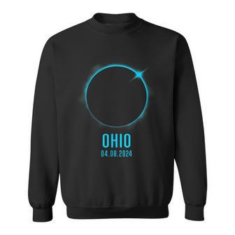 Totality Spring 40824 Total Solar Eclipse 2024 Ohio Sweatshirt - Monsterry