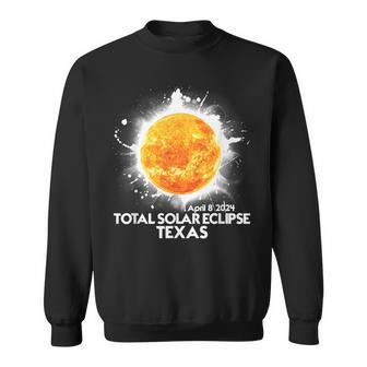 Totality Texas 2024 Total Solar Eclipse America Sweatshirt - Seseable