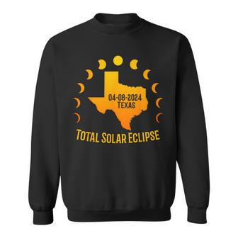Totality Texas Solar Eclipse 2024 America Total Eclipse Sweatshirt - Monsterry