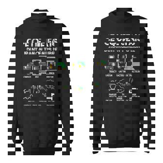 Tracteur Amusant Ce Que Je Fais Durant Mon Temps Libre Sweater e - Cadeauxyz